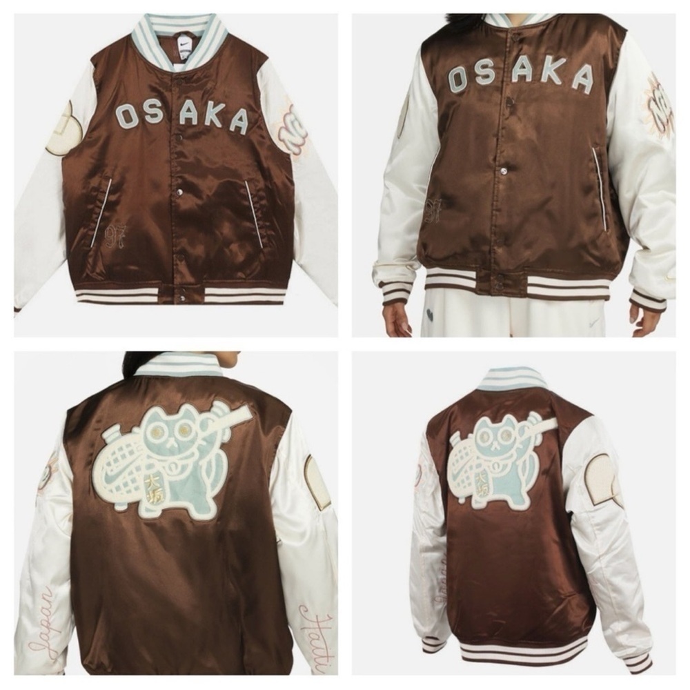NWT Naomi Osaka Women’s Varsity Jacket - Picture 2 of 4